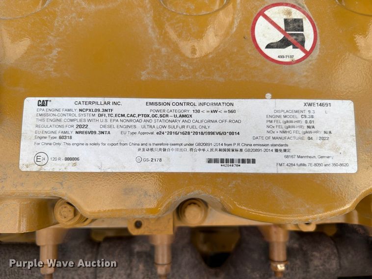 image for item FN3564 2022 Caterpillar 336 TC excavator