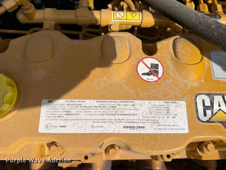 image for item FN3565 2022 Caterpillar 336 TC excavator
