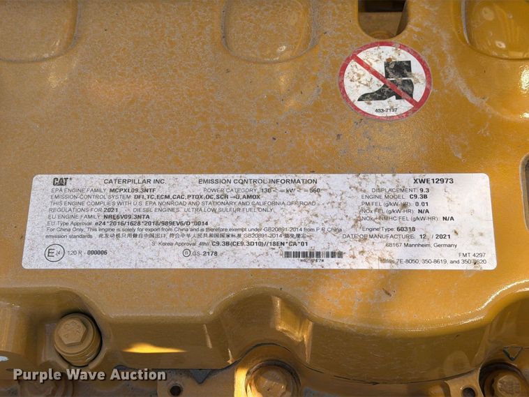 image for item FN3568 2022 Caterpillar 336 TC excavator