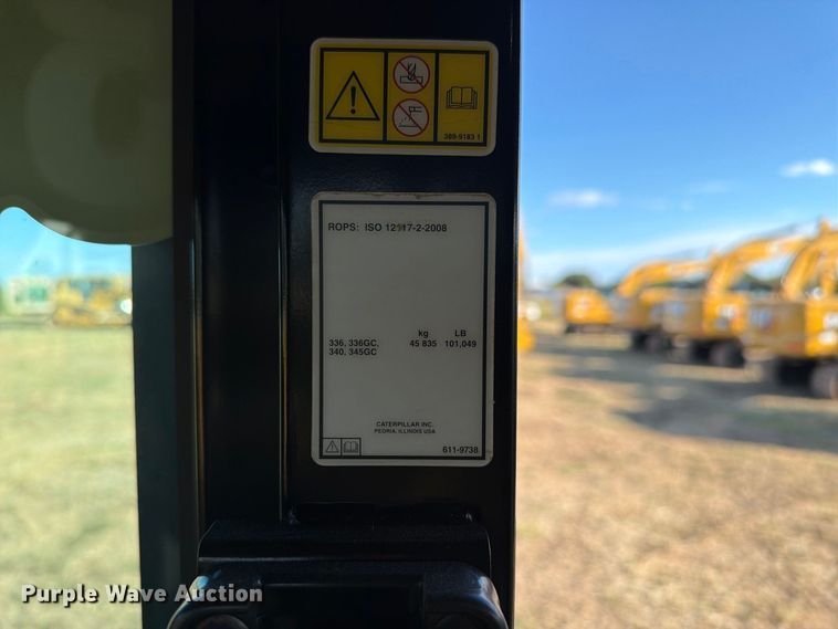 image for item FN3569 2023 Caterpillar 336 TC excavator