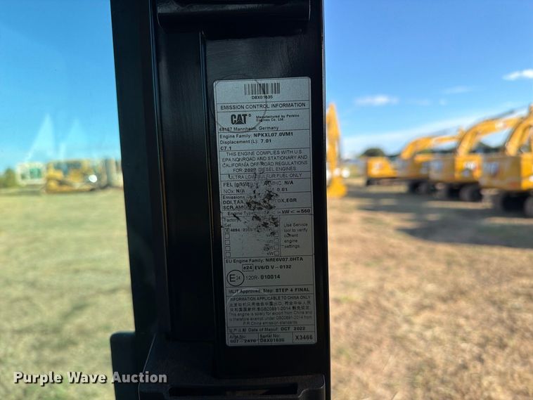 image for item FN3569 2023 Caterpillar 336 TC excavator