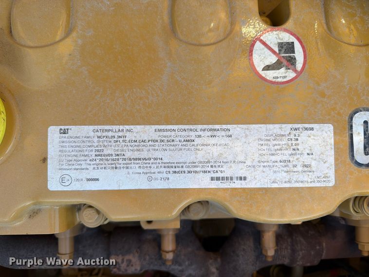 image for item FN3571 2022 Caterpillar 336 TC excavator