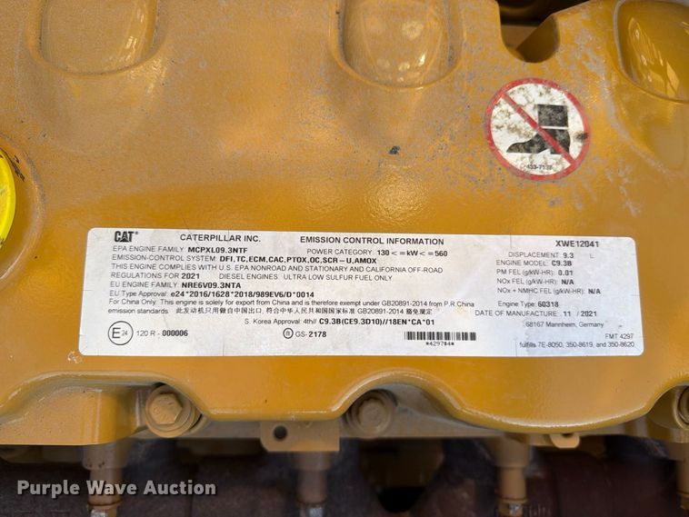 image for item FN3573 2022 Caterpillar 336 TC excavator