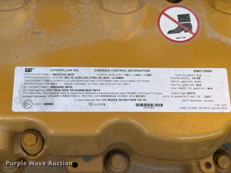 image for item FN3576 2022 Caterpillar 336 TC excavator