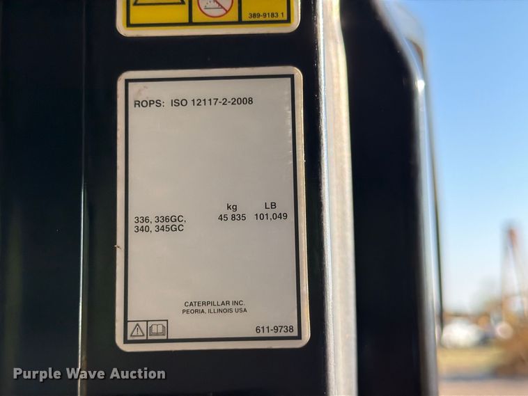 image for item FN3578 2023 Caterpillar 336 TC excavator