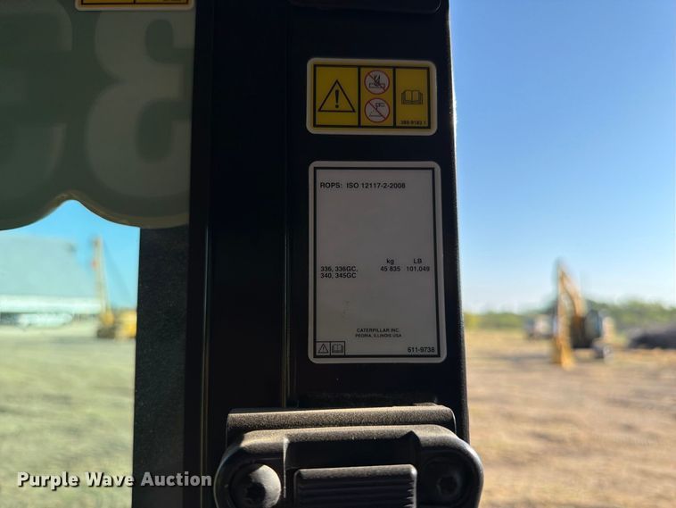 image for item FN3580 2023 Caterpillar 336 TC excavator