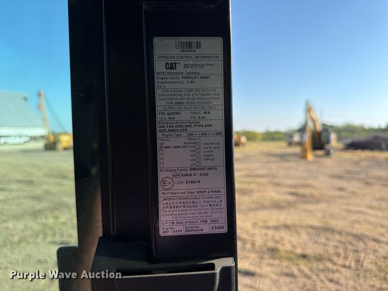 image for item FN3580 2023 Caterpillar 336 TC excavator