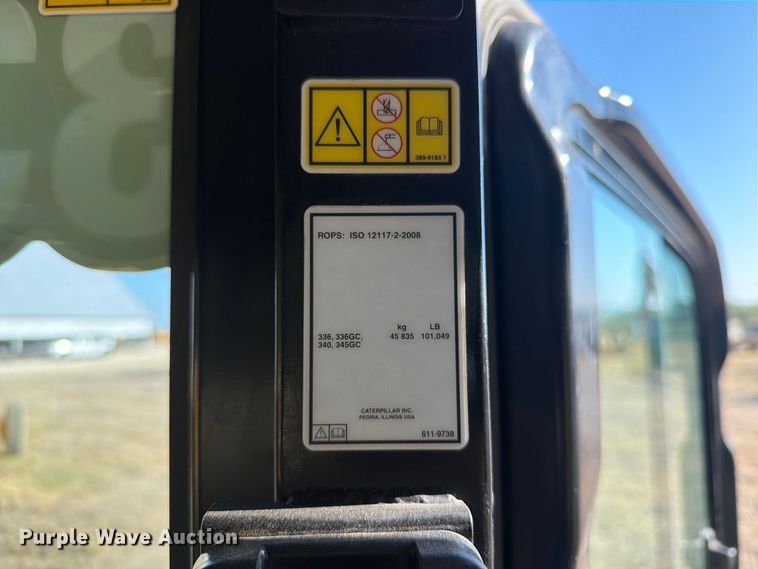 image for item FN3582 2023 Caterpillar 336 TC excavator