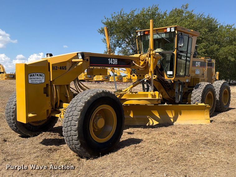 2002 Caterpillar 143H VHP motor grader