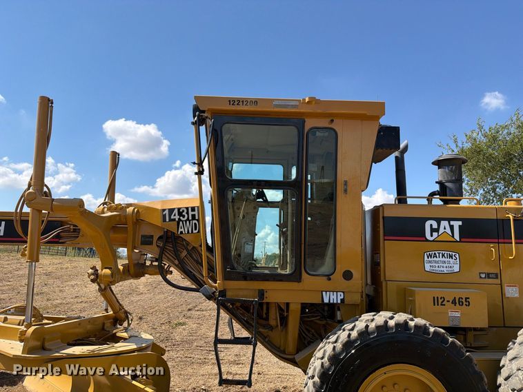 image for item FN3604 2002 Caterpillar 143H VHP motor grader
