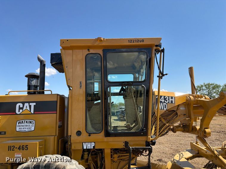 image for item FN3604 2002 Caterpillar 143H VHP motor grader
