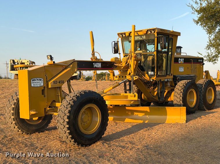 2007 Caterpillar 140H VHP Plus motor grader