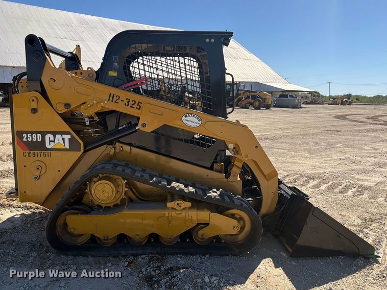 image for item FN3619 2022 Caterpillar 259 D3 tracked skid steer loader