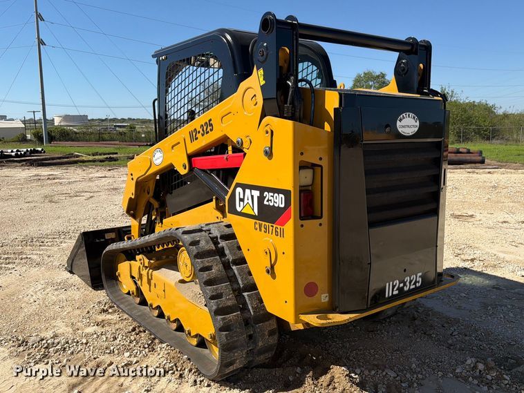image for item FN3619 2022 Caterpillar 259 D3 tracked skid steer loader
