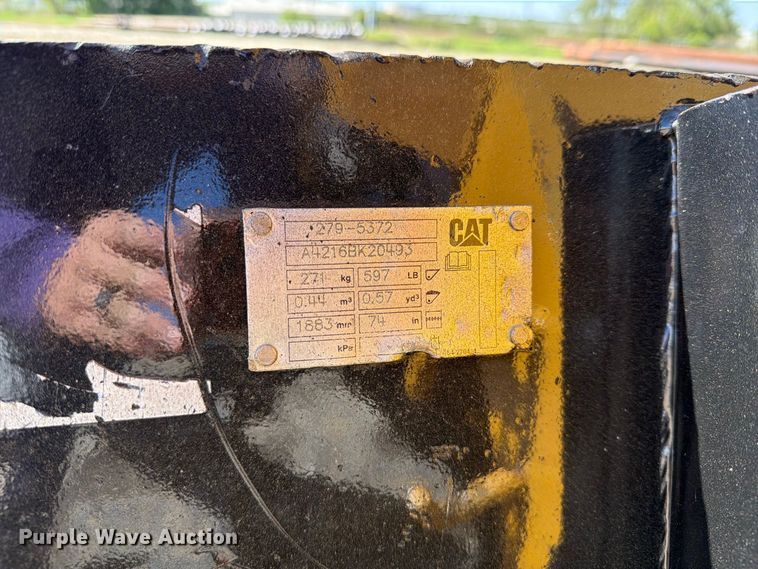 image for item FN3619 2022 Caterpillar 259 D3 tracked skid steer loader