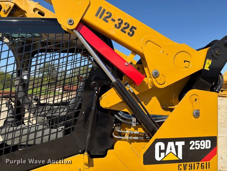 image for item FN3619 2022 Caterpillar 259 D3 tracked skid steer loader