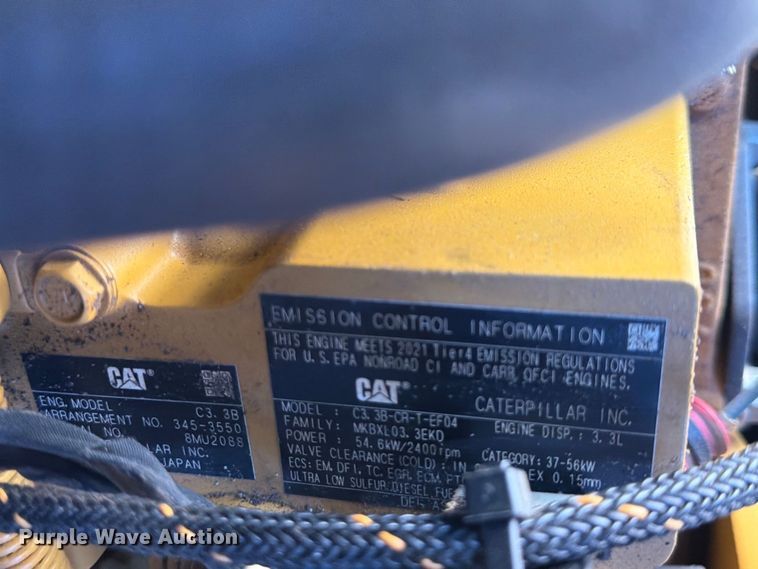 image for item FN3619 2022 Caterpillar 259 D3 tracked skid steer loader