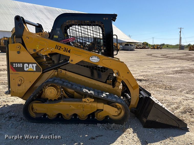 image for item FN3620 2018 Caterpillar 259D tracked skid steer loader