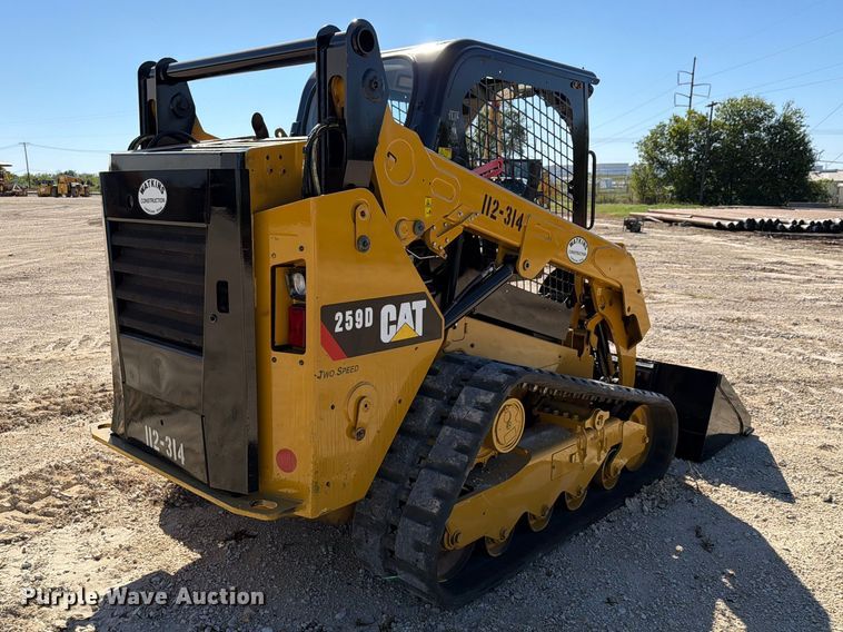 image for item FN3620 2018 Caterpillar 259D tracked skid steer loader