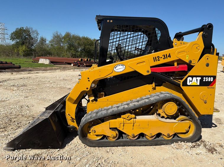 image for item FN3620 2018 Caterpillar 259D tracked skid steer loader