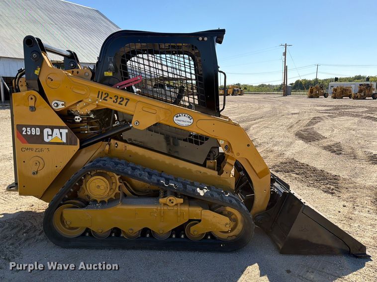 image for item FN3621 2023 Caterpillar 259 D3 tracked skid steer loader