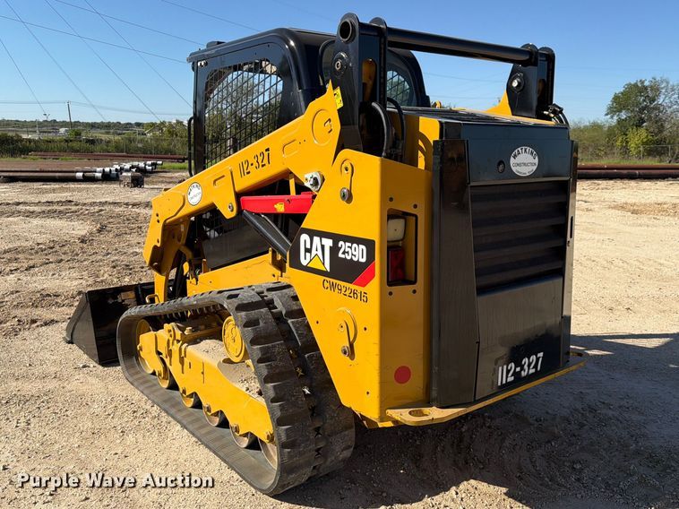 image for item FN3621 2023 Caterpillar 259 D3 tracked skid steer loader