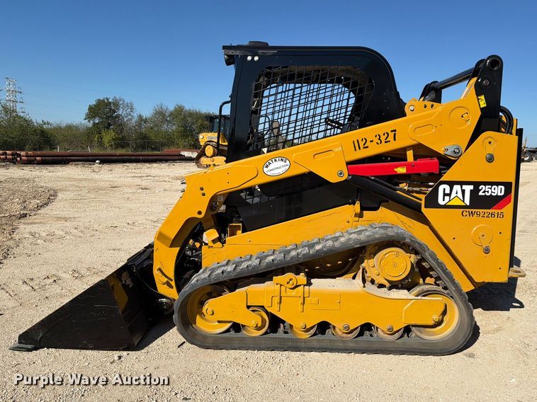 image for item FN3621 2023 Caterpillar 259 D3 tracked skid steer loader