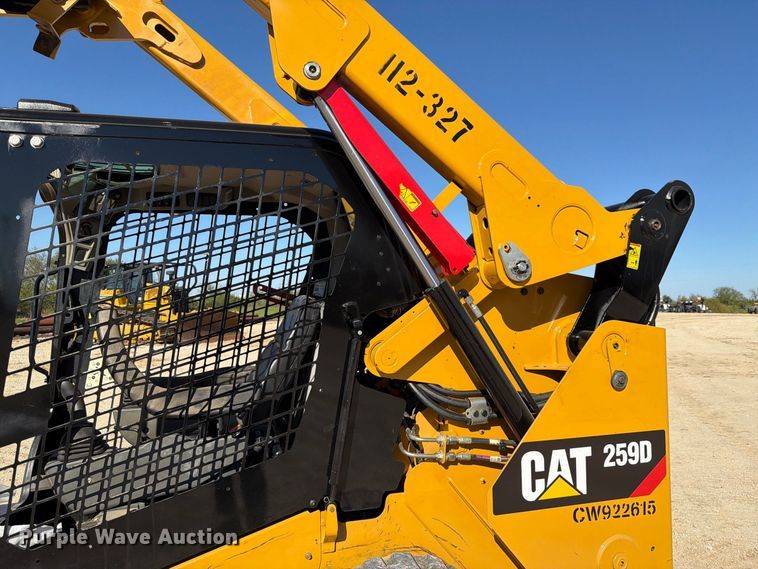 image for item FN3621 2023 Caterpillar 259 D3 tracked skid steer loader