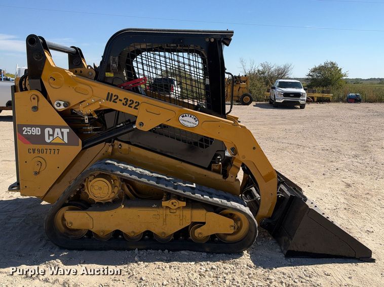image for item FN3622 2021 Caterpillar 259D3 skid steer loader