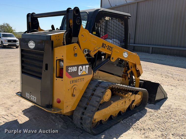 image for item FN3622 2021 Caterpillar 259D3 skid steer loader