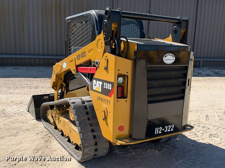 image for item FN3622 2021 Caterpillar 259D3 skid steer loader