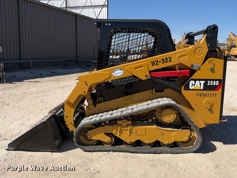 image for item FN3622 2021 Caterpillar 259D3 skid steer loader