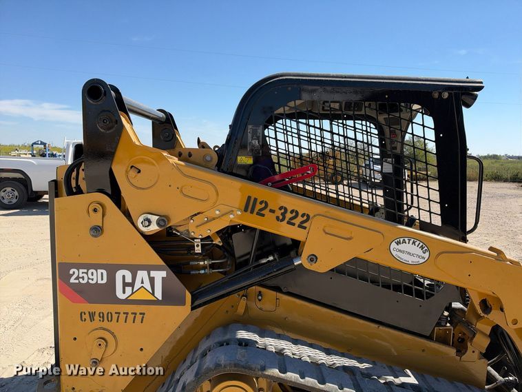 image for item FN3622 2021 Caterpillar 259D3 skid steer loader