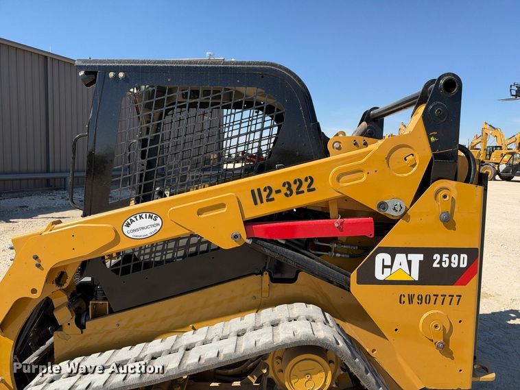 image for item FN3622 2021 Caterpillar 259D3 skid steer loader