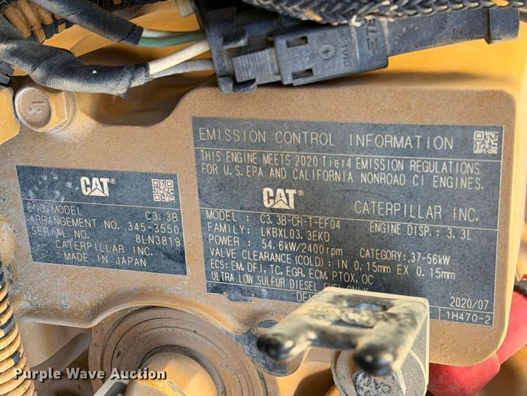 image for item FN3622 2021 Caterpillar 259D3 skid steer loader