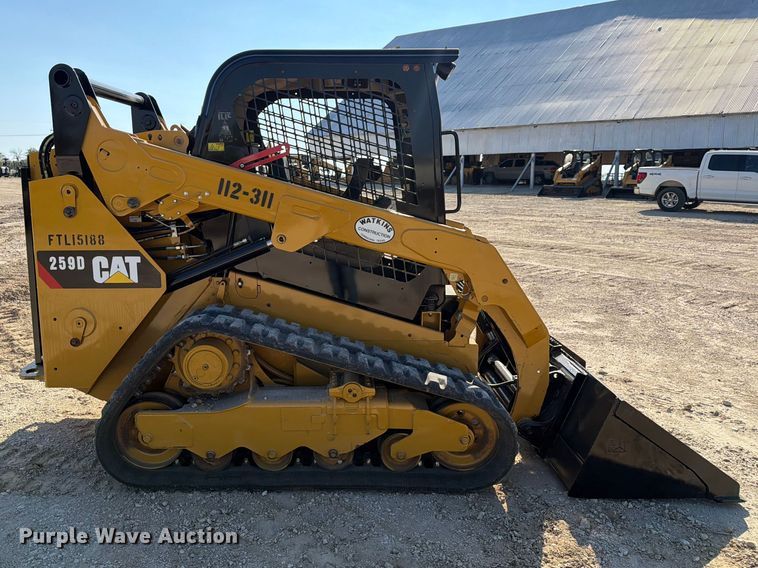 image for item FN3623 2018 Caterpillar 259D tracked skid steer loader