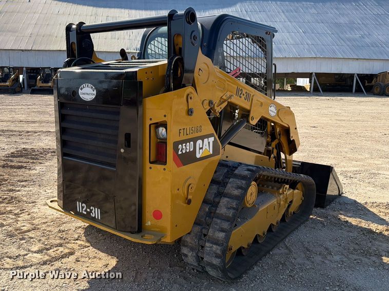 image for item FN3623 2018 Caterpillar 259D tracked skid steer loader