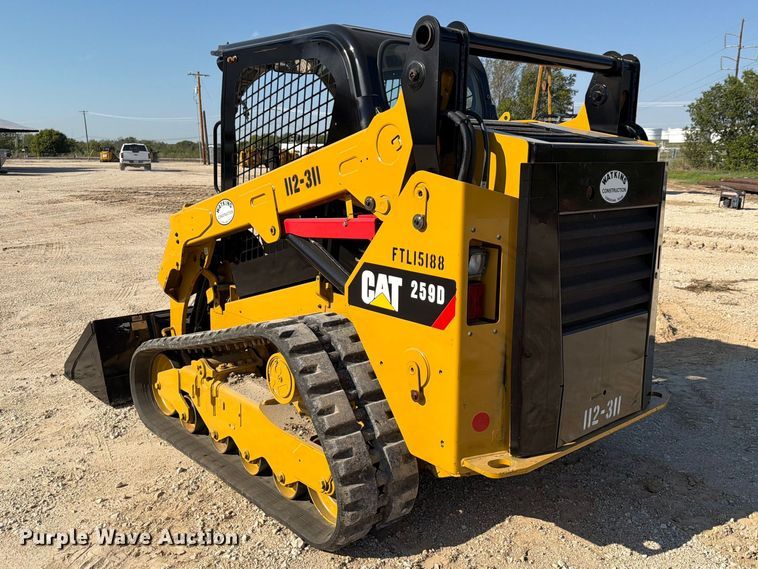 image for item FN3623 2018 Caterpillar 259D tracked skid steer loader