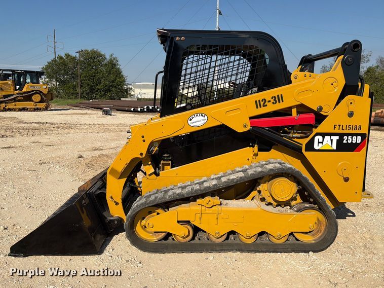image for item FN3623 2018 Caterpillar 259D tracked skid steer loader
