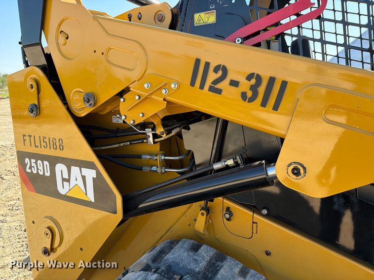 image for item FN3623 2018 Caterpillar 259D tracked skid steer loader
