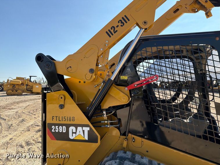 image for item FN3623 2018 Caterpillar 259D tracked skid steer loader