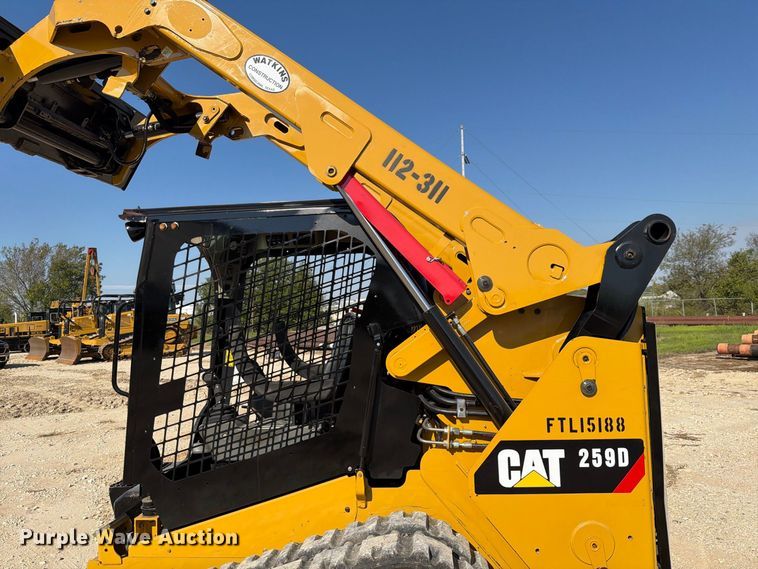 image for item FN3623 2018 Caterpillar 259D tracked skid steer loader