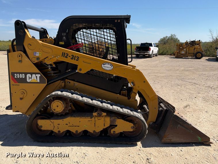 image for item FN3624 2018 Caterpillar 259D skid steer loader