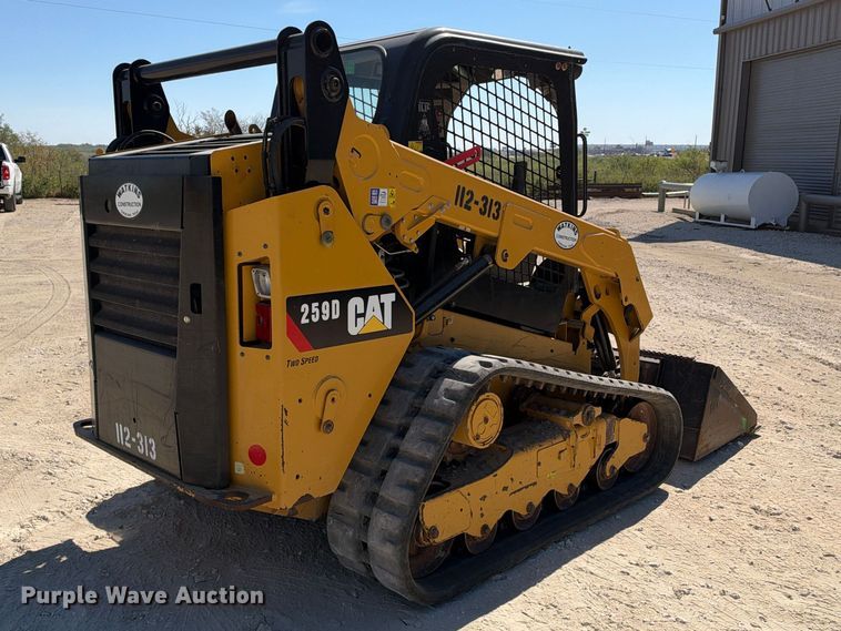 image for item FN3624 2018 Caterpillar 259D skid steer loader