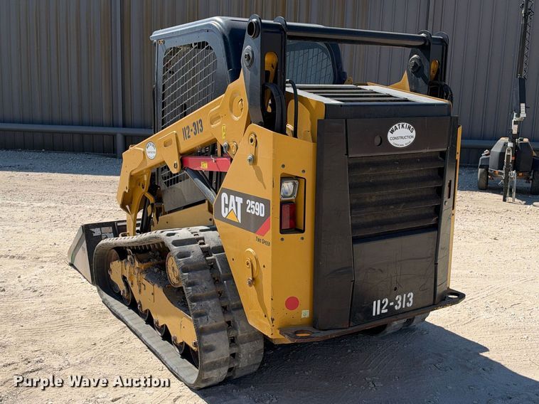 image for item FN3624 2018 Caterpillar 259D skid steer loader