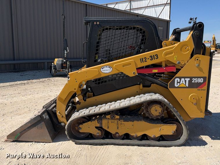 image for item FN3624 2018 Caterpillar 259D skid steer loader