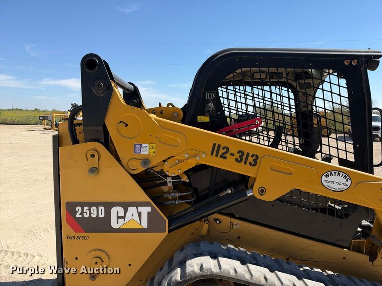 image for item FN3624 2018 Caterpillar 259D skid steer loader