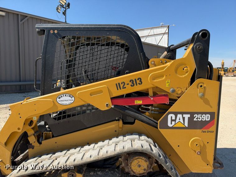 image for item FN3624 2018 Caterpillar 259D skid steer loader