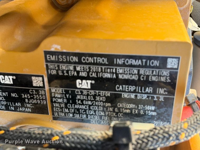 image for item FN3624 2018 Caterpillar 259D skid steer loader
