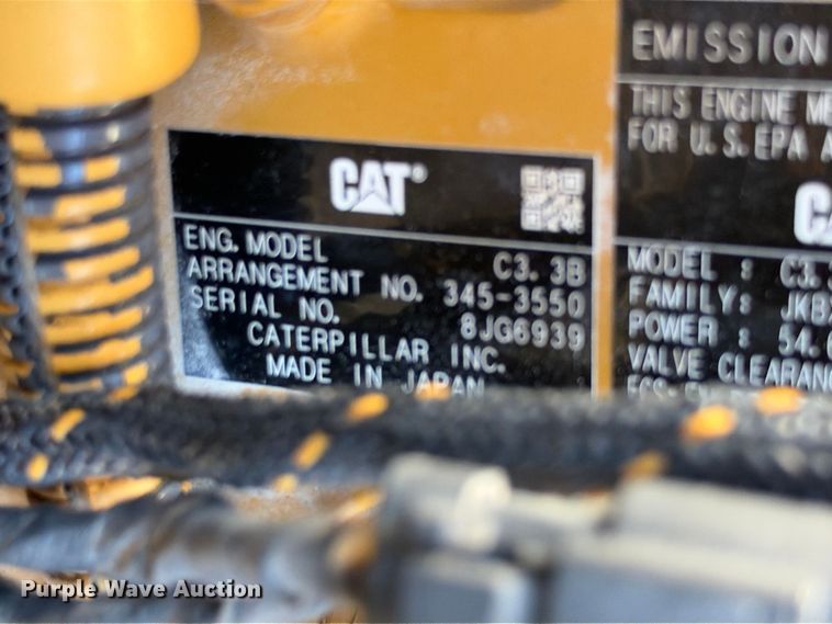 image for item FN3624 2018 Caterpillar 259D skid steer loader